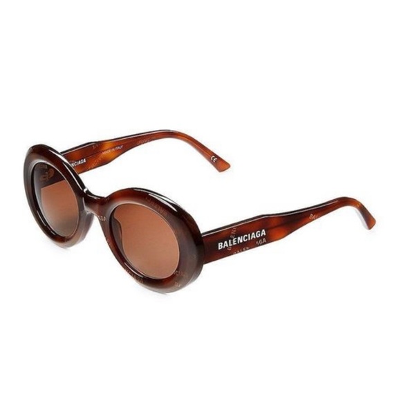 BALENCIAGA 50MM BB0074S TORTOISE HAVANA SUNGLASSES - Picture 4 of 7